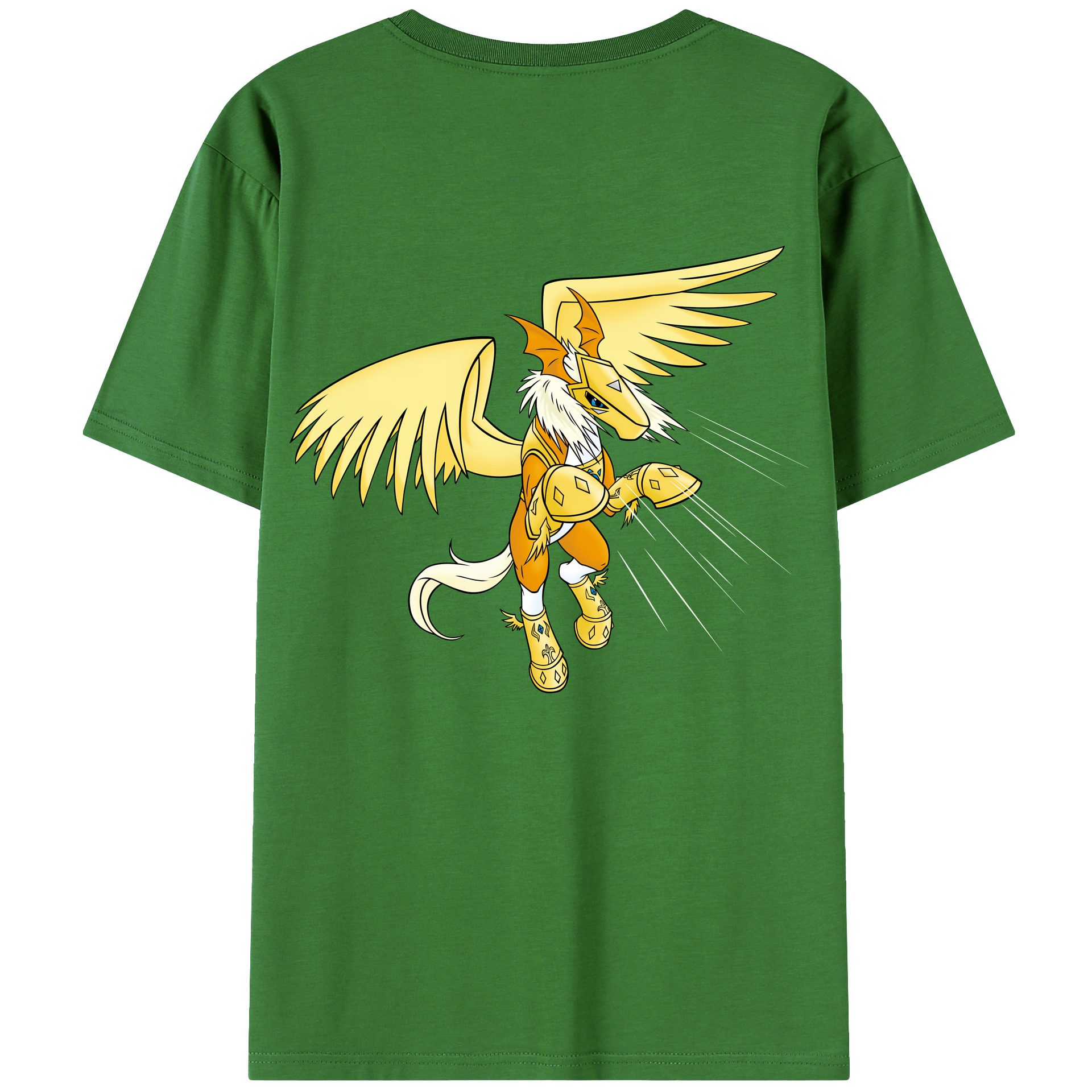 （画像用） Digimon デジタルモンスター/デジモン レディース半袖Tシャツ(バックプリント)
